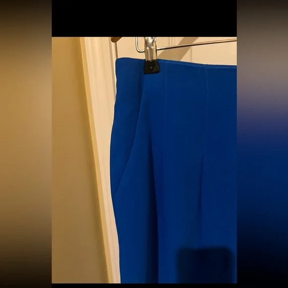Bundle 👖👚Ted Baker Vibrant Blue Wide-Leg Pants& Nine West Black Sweater - Picture 5 of 16